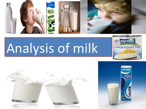 milk analysis lecture notes